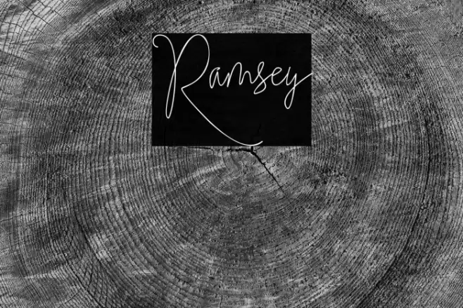 Ramsey Font examples