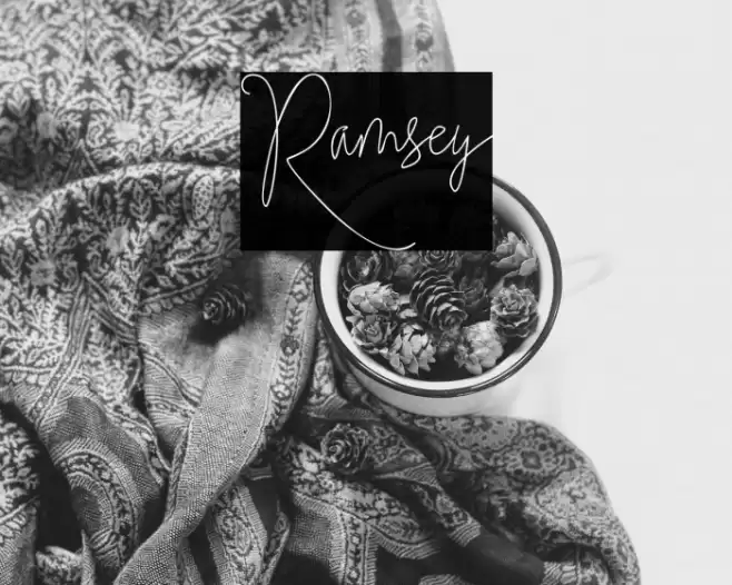 Ramsey Font examples