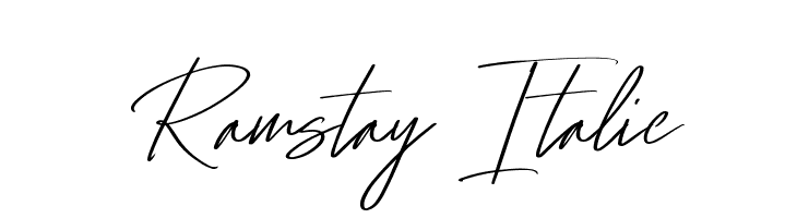 Ramstay Italic  Fuentes Gratis Descargar