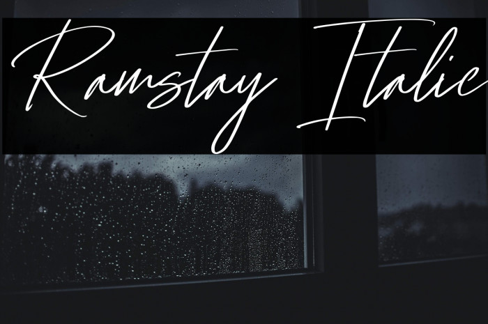 Ramstay Italic Example 1