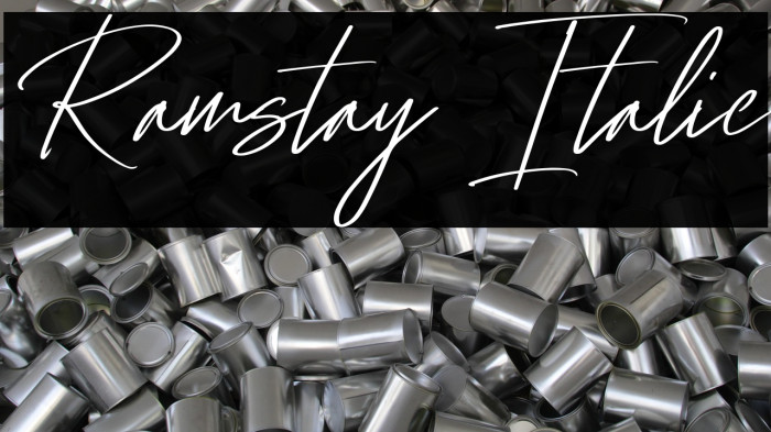 Ramstay Italic Example 3