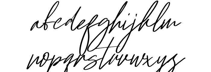 Ramstay Italic Font LOWERCASE