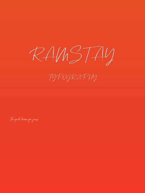 Ramstay Poster