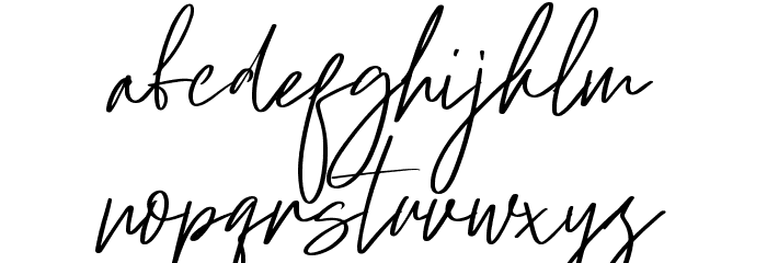 Ramstay Font LOWERCASE
