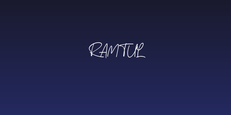 Ramtul Social Header