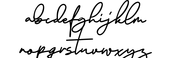 Ramtul Font LOWERCASE