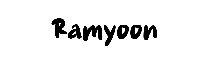 Ramyoon  baixar fontes gratis