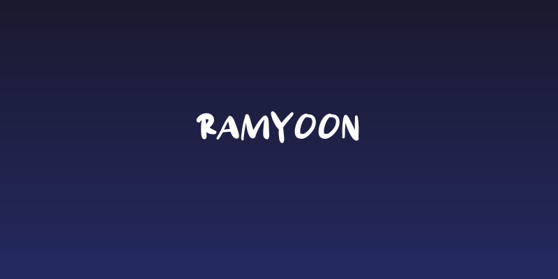Ramyoon Social Header