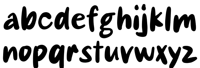 Ramyoon Font LOWERCASE