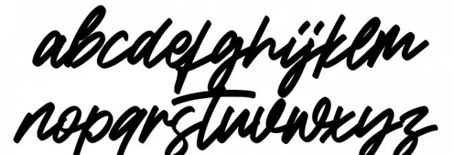 Ranaghat 字体 小写