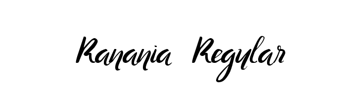 Ranania Regular Font