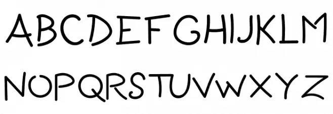 Ranch CMX Sans フォント 大文字
