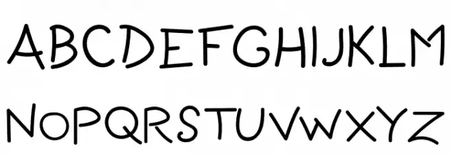 Ranch CMX Sans Schriftart Kleinbuchstaben