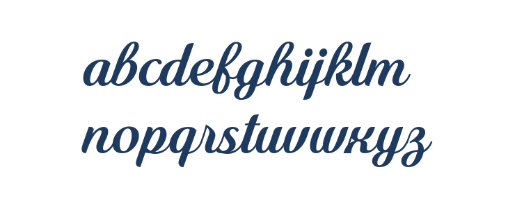 Ranchino Script Bold PERSONAL Regular Lowercase
