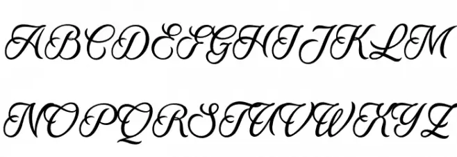Ranchino Script Thin PERSONAL Regular Schriftart Groß