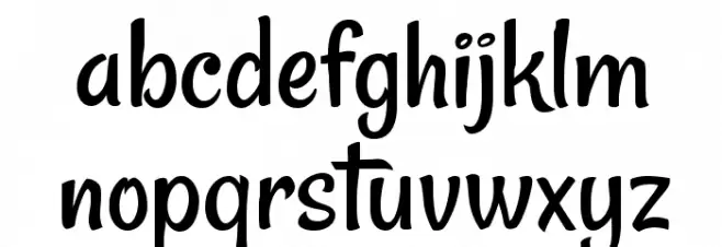 Rancho फ़ॉन्ट लोअरकेस