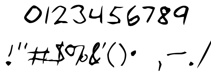 Rancourt Small Caps Font OTHER CHARS