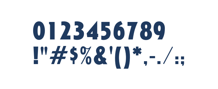 RandallGothicOpti-Bold Other Characters