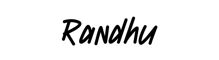 Randhu  Free Fonts Download