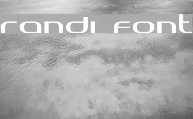 Randi Font examples