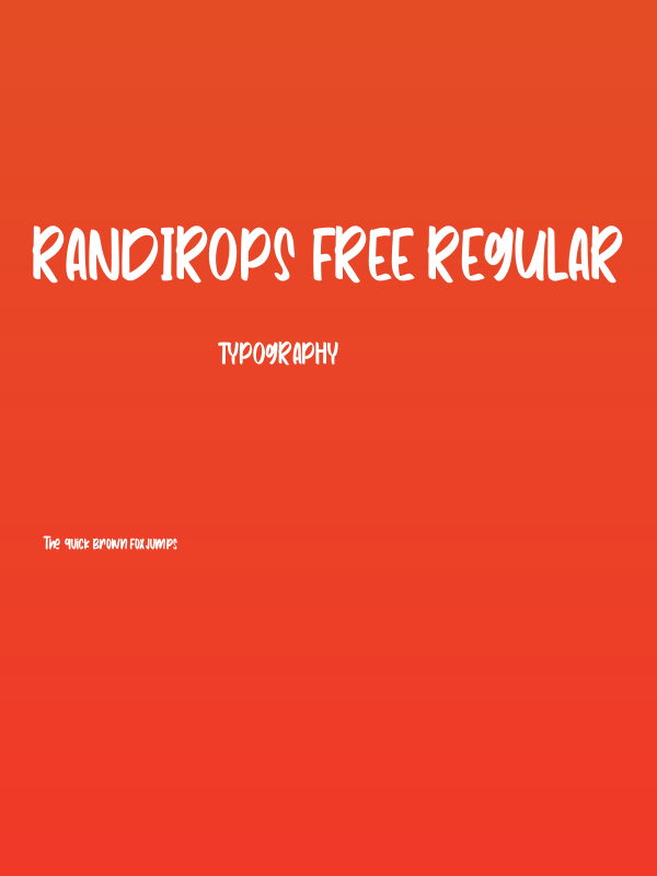 Randirops Free Regular Poster