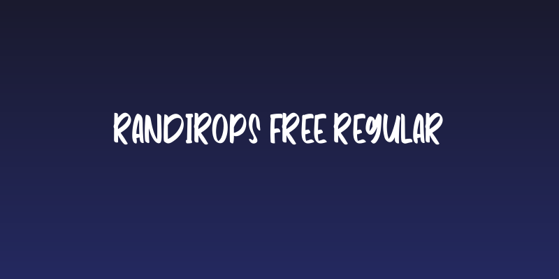 Randirops Free Regular Social Header