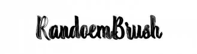 Randoem Brush  baixar fontes gratis