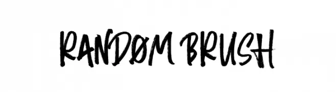 Random Brush  Free Fonts Download