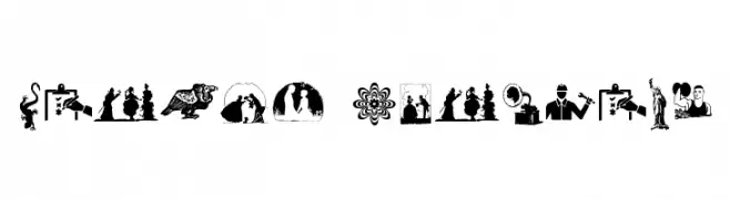 Random Dingbats  नि: शुल्क फ़ॉन्ट्स डाउनलोड
