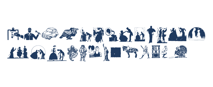 Random Dingbats Lowercase