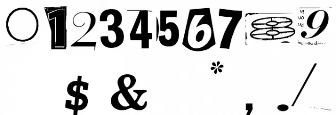 Random House Font OTHER CHARS