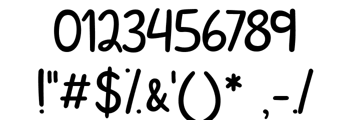 Random Wednesday Font OTHER CHARS