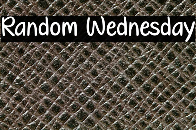 Random Wednesday Example 1