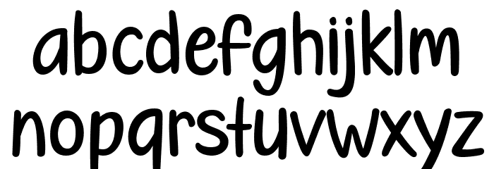 Random Wednesday Font LOWERCASE