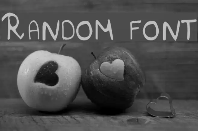 Random font Font examples