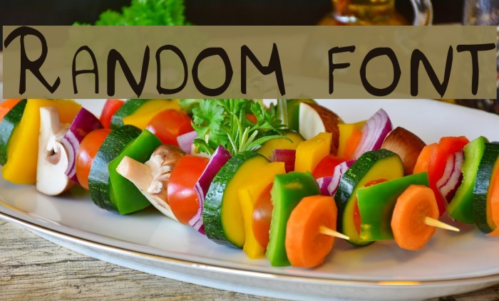Random font Example 2