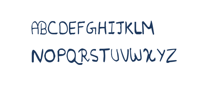 Random font Lowercase