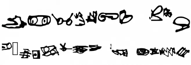 Random フォント その他の文字