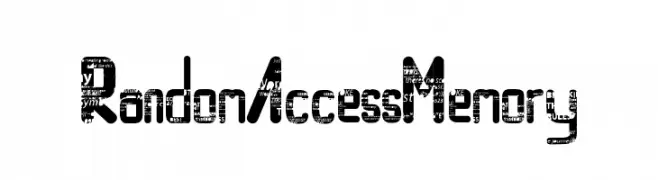 RandomAccessMemory  Frei Schriftart Herunterladen
