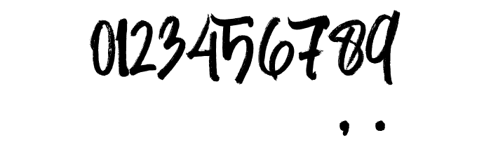 RandomBrush Font OTHER CHARS