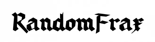 RandomFrax  Frei Schriftart Herunterladen