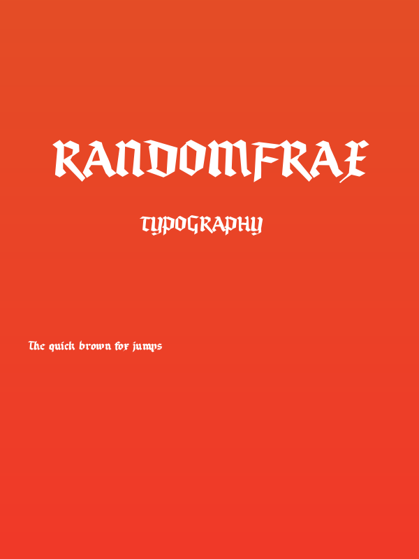 RandomFrax Poster