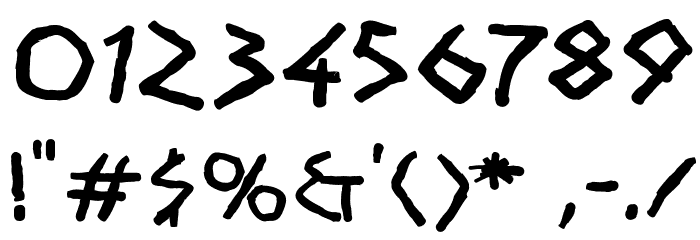 RandomUnciale-Bold Font OTHER CHARS