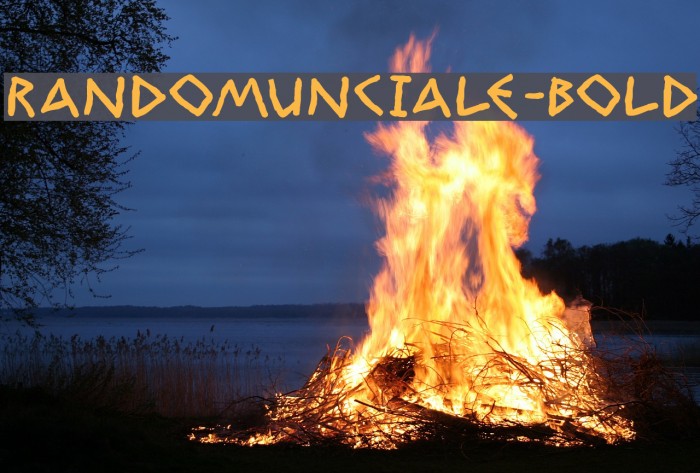 RandomUnciale-Bold Font examples