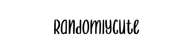 Randomly Cute  Frei Schriftart Herunterladen