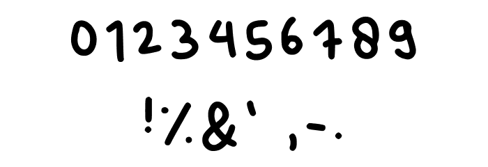 Randomn4yy Regular Font OTHER CHARS