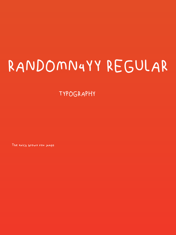 Randomn4yy Regular Poster