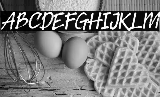 Randy Bistroke Font examples