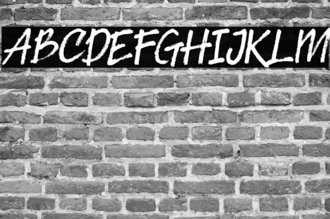 Randy Bistroke Font examples