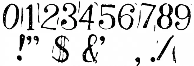 Randy Described Eternity Font OTHER CHARS